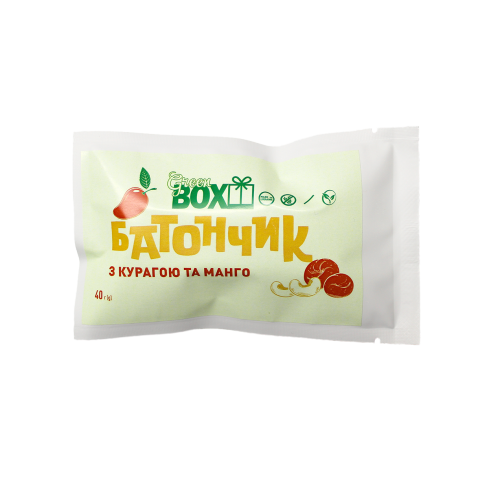 Батончик з Курагою та манго, 40 грам Батончик з Курагою та манго, 40 грам