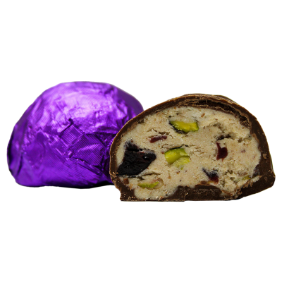 "Bonbon з мигдалем, вишнею та фісташкою в молочному шоколаді" 120 грам