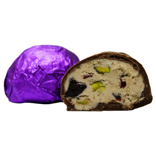 "Bonbon з мигдалем, вишнею та фісташкою в молочному шоколаді" 120 грам "Bonbon з мигдалем, вишнею та фісташкою в молочному шоколаді" 120 грам